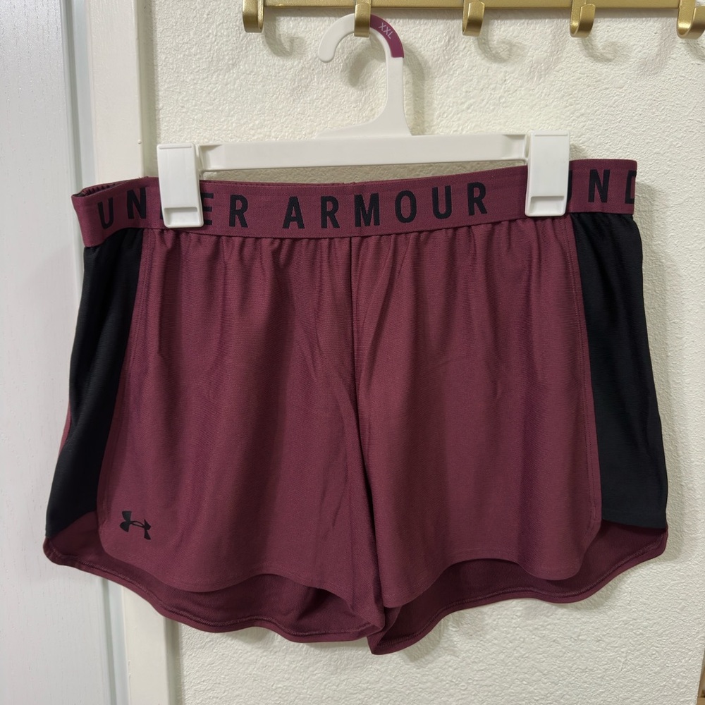XL Under Armour Shorts (Maroon, Blue, & Gray)